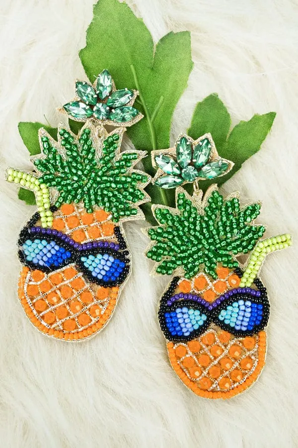 SuMmEr FiEsTa Beaded earrings