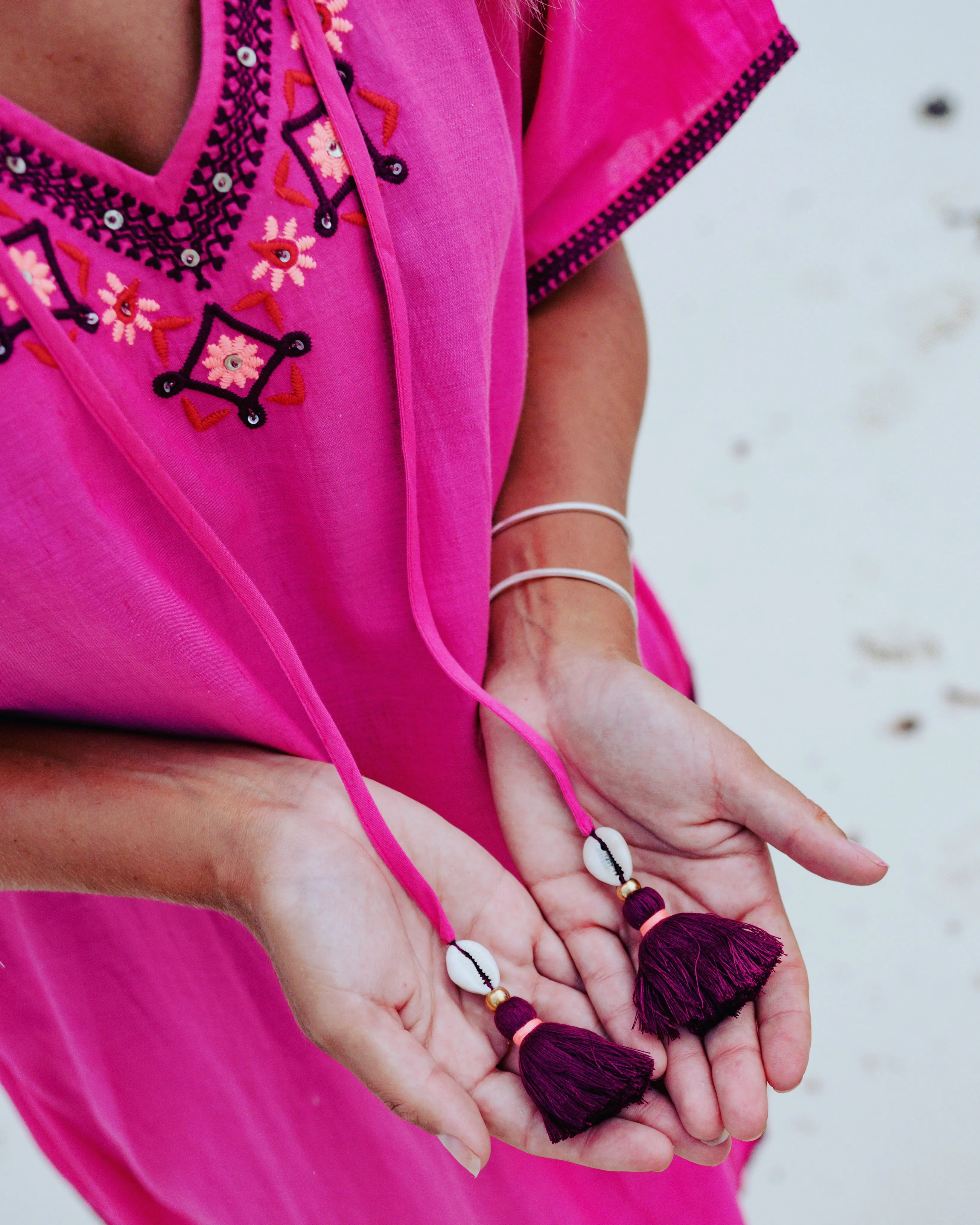 Sunset Pink Caftan