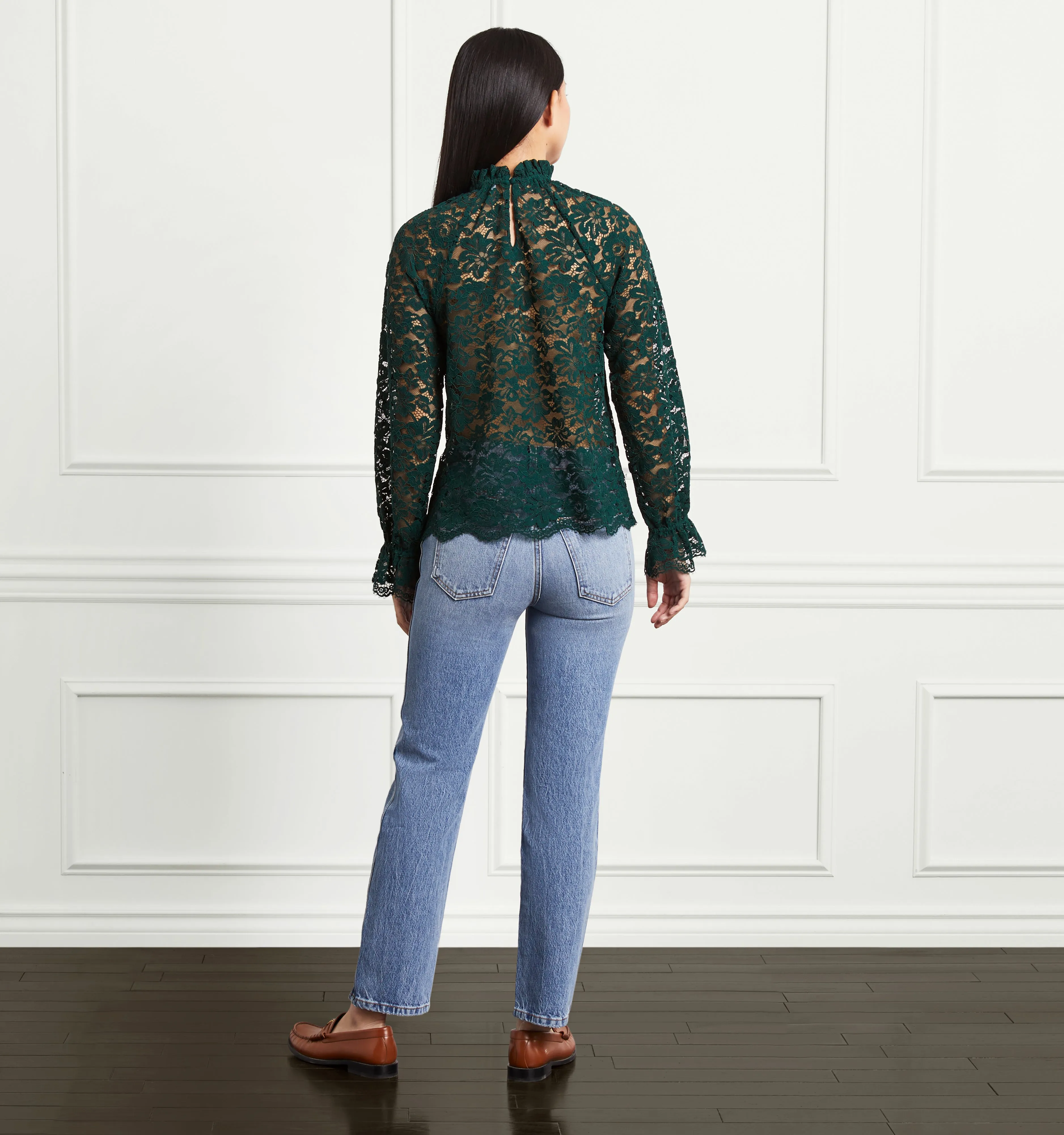 The Millie Top - Botanical Garden Lace