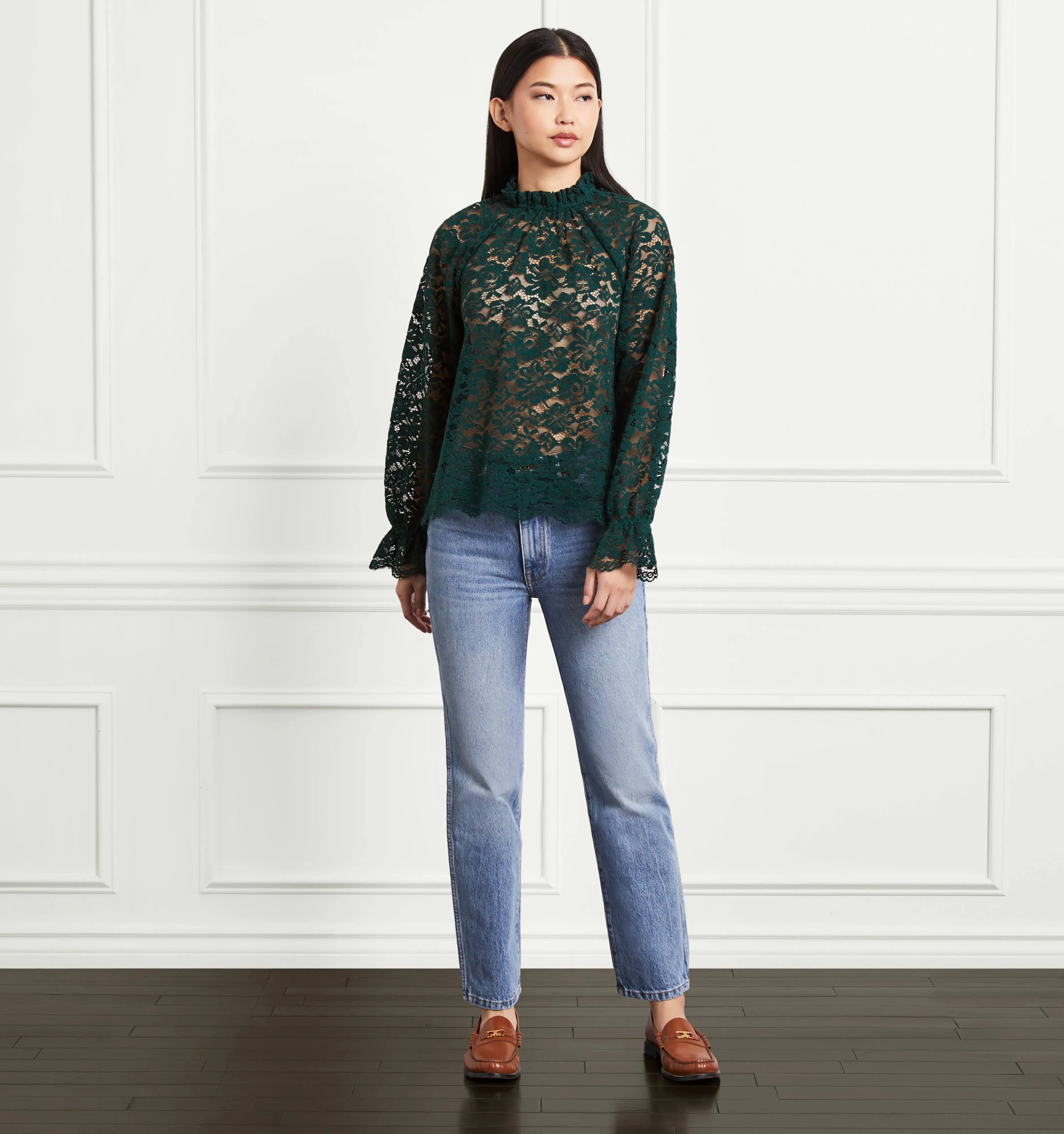 The Millie Top - Botanical Garden Lace