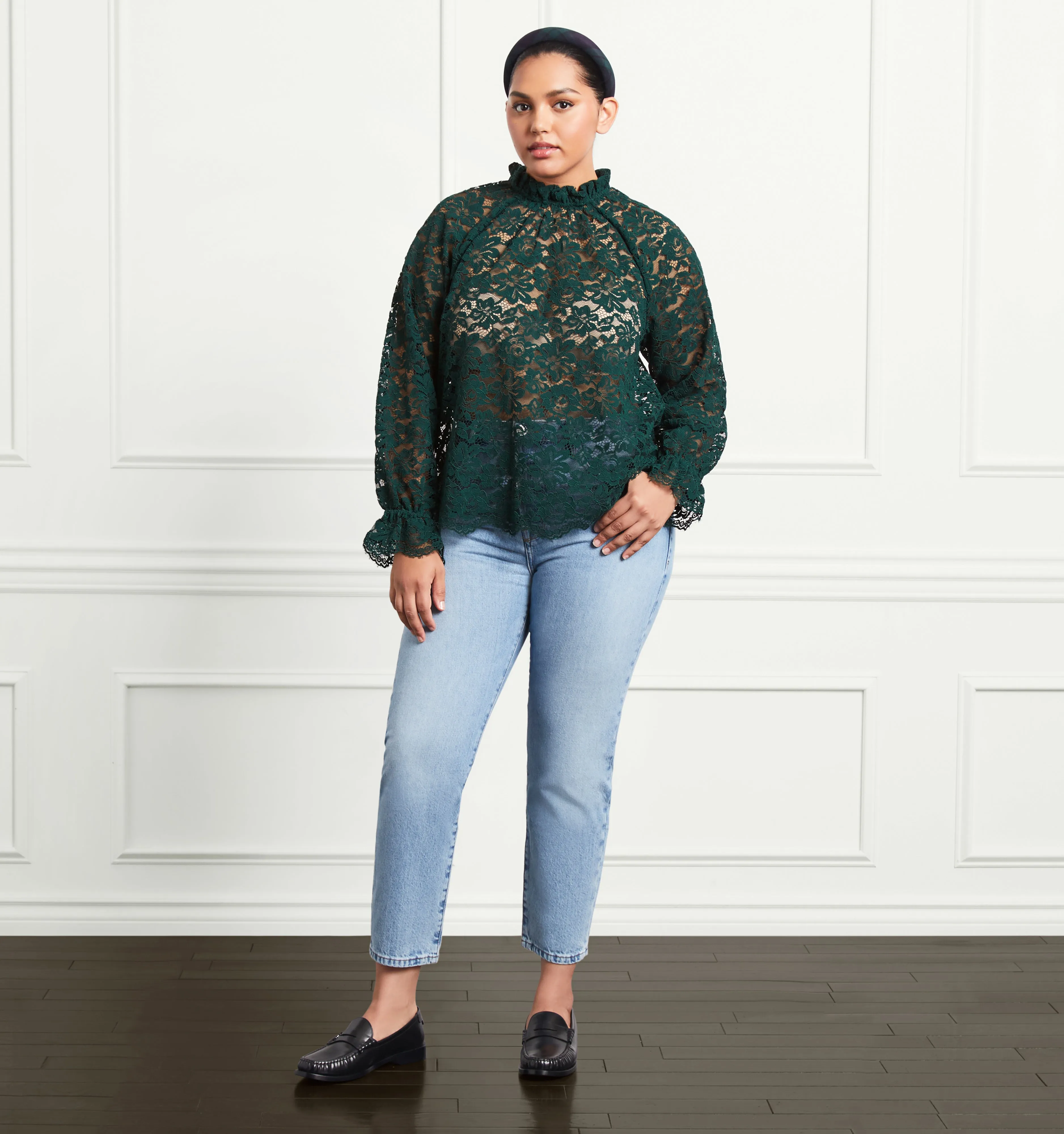 The Millie Top - Botanical Garden Lace