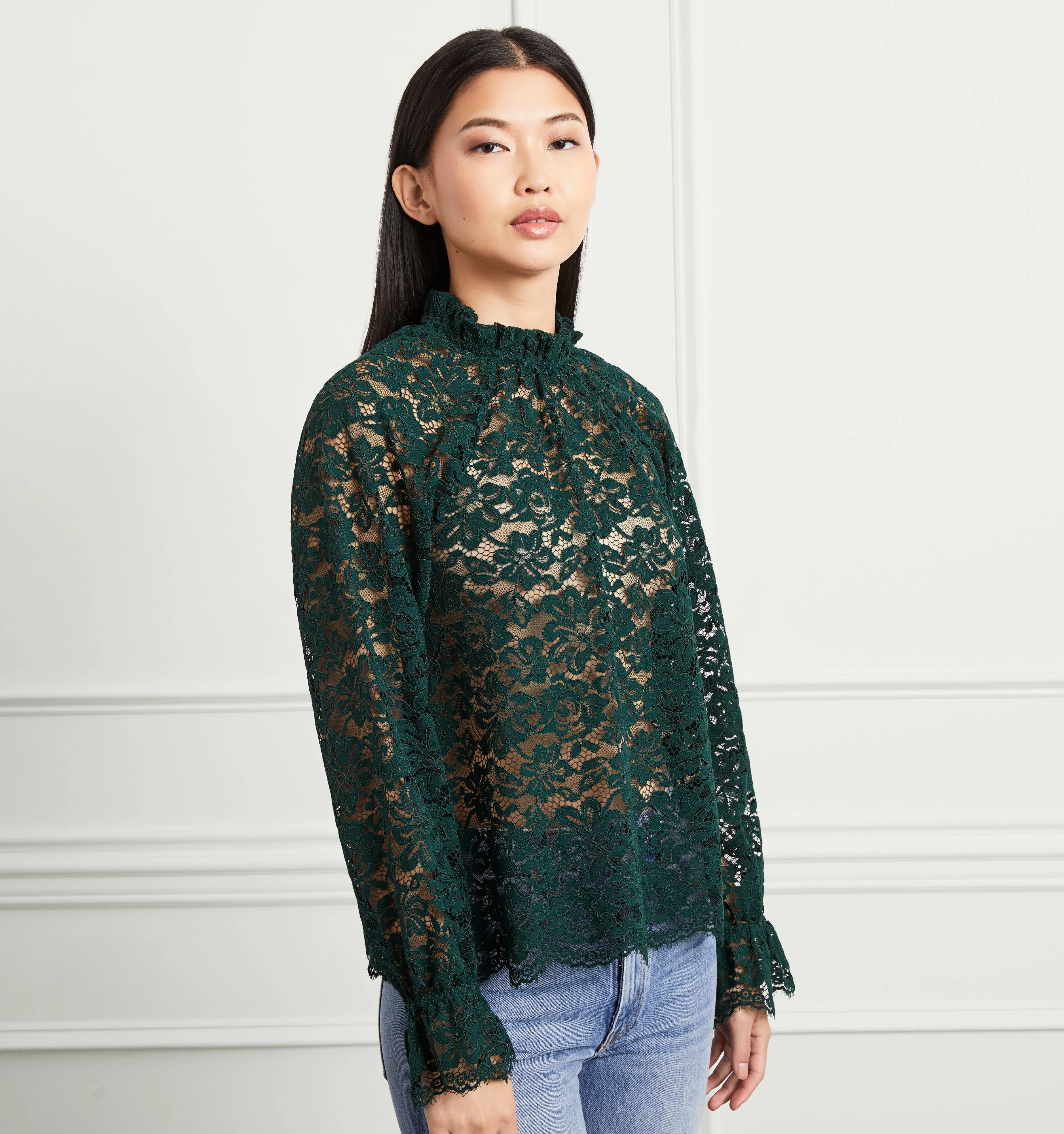 The Millie Top - Botanical Garden Lace