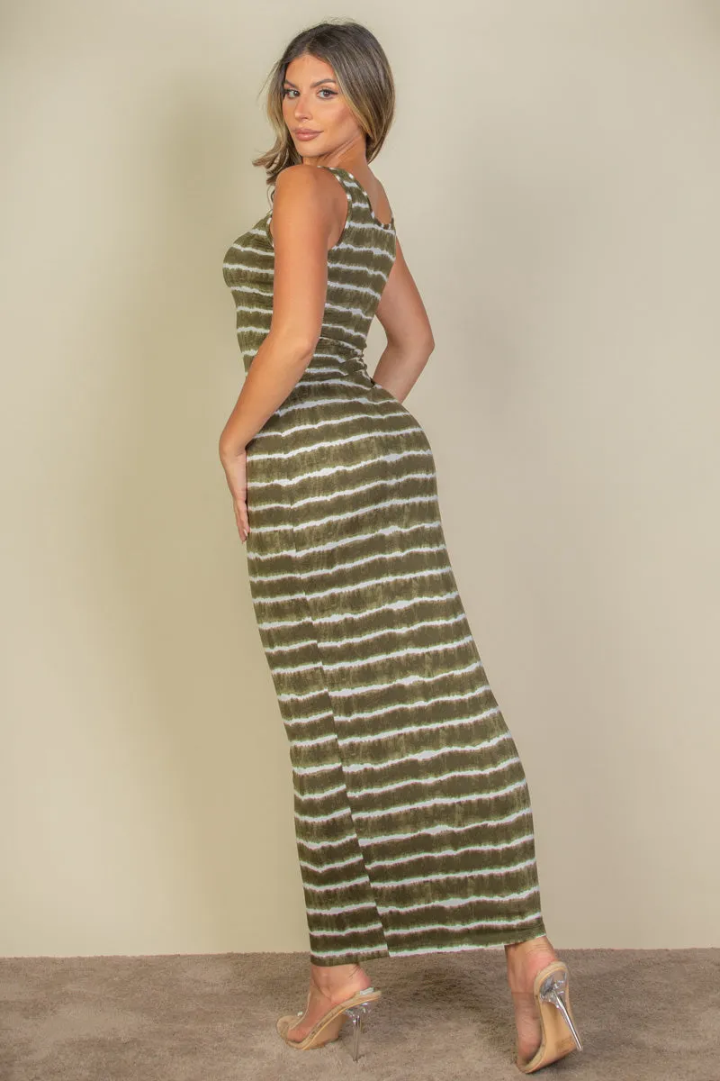 Tie Dye Printed Maxi Dress