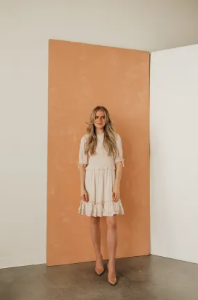 Vivian Dress in Beige