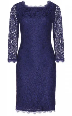 Zarita Lace Dress Navy